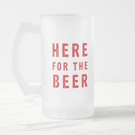 Chope Givrée Ici pour la bière (Gauche)