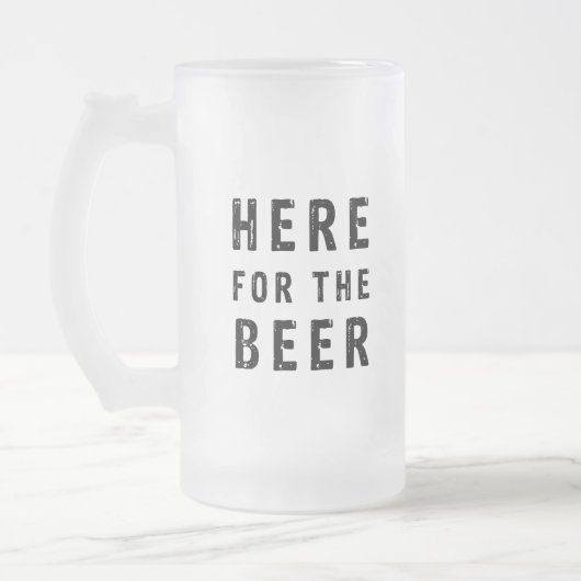 Chope Givrée Ici pour la bière (Gauche)