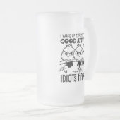 Chope Givrée Idiots Happen Funny Bird Quote Gifts  (Devant droit)