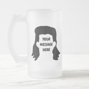 Chope Givrée Illustration de Mullet de message personnalisé amu