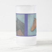 Chope Givrée image équine du poulain noir renard brun renard (Centre)