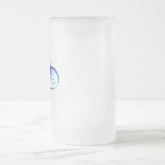 Chope Givrée Infinity with purple feather (Centre)