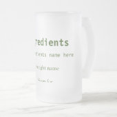 Chope Givrée Ingrédients ajouter le nom de produit analyse de p (Devant droit)