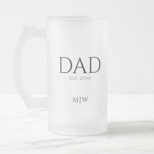 Chope Givrée Initiales de monogramme établies par papa (Gauche)