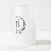 Chope Givrée Initiales du garçon d'honneur (Devant gauche)