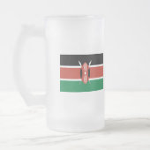 Chope Givrée International de DRAPEAU du Kenya (Gauche)