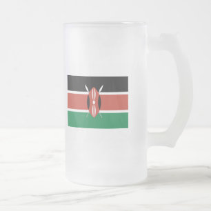 Chope Givrée International de DRAPEAU du Kenya