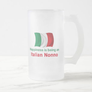 Chope Givrée Italien heureux Nonno