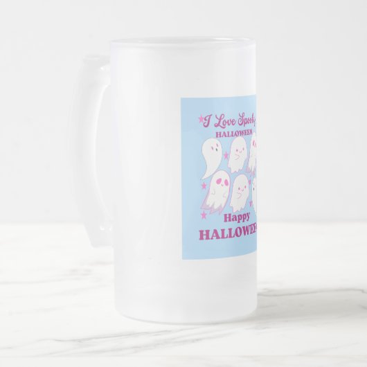 Chope Givrée J'adore Halloween Éffrayant.. (Devant gauche)