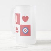 Chope Givrée J'adore le curling ! (Devant gauche)