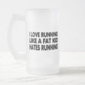 Chope Givrée J'aime courir (Gauche)