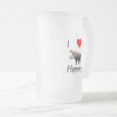 Chope Givrée J'aime des hippopotames (2) (Devant droit)