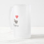 Chope Givrée J'aime des hippopotames (2) (Devant gauche)