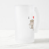 Chope Givrée J'aime des singes (Devant droit)