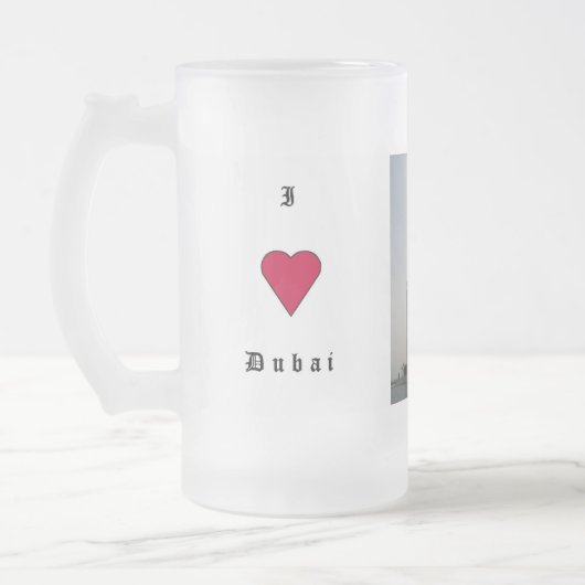 Chope Givrée J'aime Dubaï (Gauche)