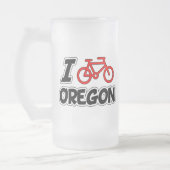 Chope Givrée J'aime faire un cycle l'Orégon (Gauche)