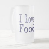 Chope Givrée J'aime le bloc de camions de nourriture (Devant gauche)