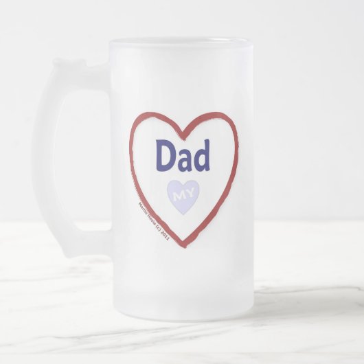 Chope Givrée J'aime mon père (Gauche)
