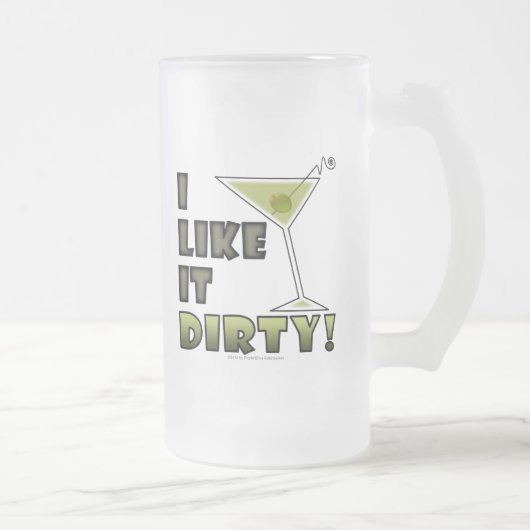 Chope Givrée J'AIME QUE ÇA SOIT SALE ! Dirty Martini Cocktail H (Droit)