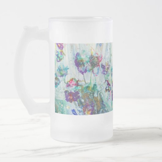 Chope Givrée Jardin des colibris Peinture abstraite (Gauche)