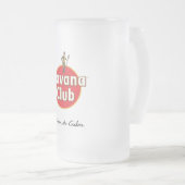 Chope Givrée Jarra de cerveza de cristal esmerilado con diseño (Devant droit)