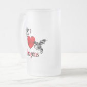 Chope Givrée Je Coeur Dragons (Devant gauche)