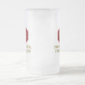 Chope Givrée Je ne suis pas riche.  Je suis chargé ! (Centre)