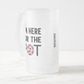 Chope Givrée Je suis ici pour Pot Funny Poker Chip Casino (Devant gauche)