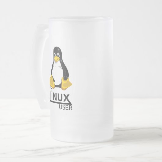 Chope Givrée Je suis un utilisateur Linux (Devant gauche)