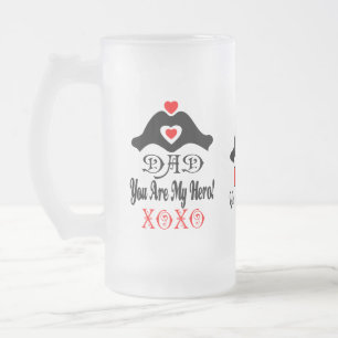 Chope Givrée ❤🍺↷Je t'aime Papa, Tu es mon héros Bière Glacée