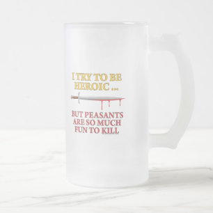 Chope Givrée J'essaye d'être héroïque