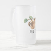 Chope Givrée Joli fentes accroché à l'aquarelle vers le bas (Devant gauche)