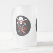 Chope Givrée Jolly Roger Monogramme Initiale N (Devant gauche)