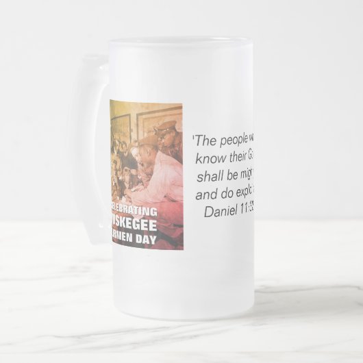 Chope Givrée JOURNÉE D'AÉRONEF TUSKEGEE Personnalisée (Devant gauche)