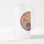 Chope Givrée Joyeuse lanterne d'Halloween araignées et chauves- (Devant droit)