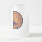 Chope Givrée Joyeuse lanterne d'Halloween araignées et chauves- (Devant gauche)