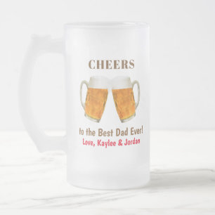 Chope Givrée Joyeux Anniversaire Papa Meilleure Bière du Monde