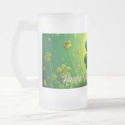Chope Givrée Joyeux jour de la Saint-Patrick (Gauche)