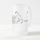 Chope Givrée Joyeux Noël ! Chiot avec Bell et Ball (Devant droit)