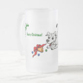 Chope Givrée Joyeux Noël ! Chiot avec Bell et Ball (Devant gauche)