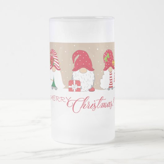 Chope Givrée Joyeux Noël Gnomes (Centre)