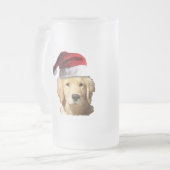 Chope Givrée Joyeux Noël Golden Retriever (Devant gauche)