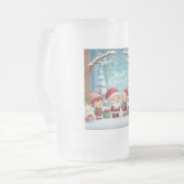 Chope Givrée Joyeux Noël/père Noël/neige elfes (Devant gauche)
