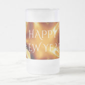 Chope Givrée Joyeux Nouvel An Brown or cuivre Élégante étoile (Centre)