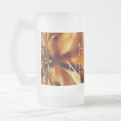 Chope Givrée Joyeux Nouvel An Brown or cuivre Élégante étoile (Gauche)