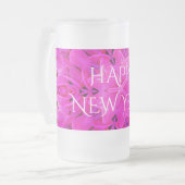 Chope Givrée Joyeux Nouvel An Ringer Frosted Glass (Devant gauche)