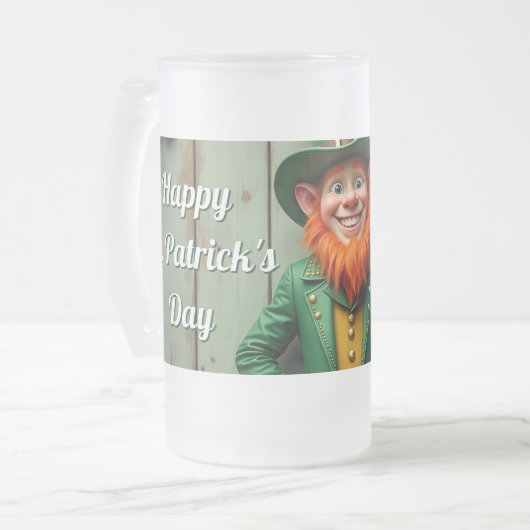 Chope Givrée Joyeux Saint Patrick's Day Leprechaun (Devant gauche)