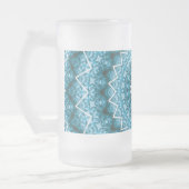Chope Givrée Kaleidoscope / Mandala Bleu Clair (Gauche)