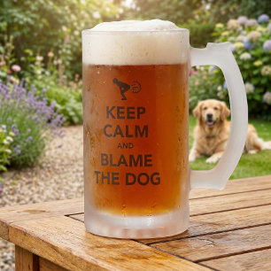 Chope Givrée Keep Calm and Blame The Dog