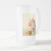 Chope Givrée Kitten avec ruban rouge (Devant droit)